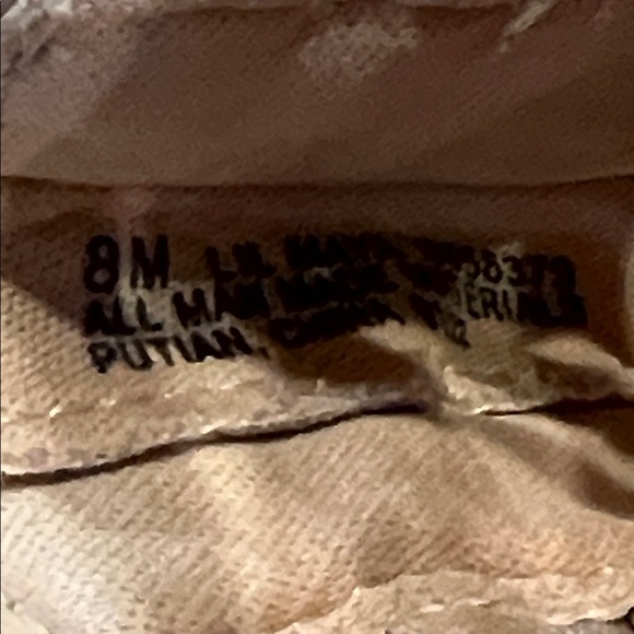 Olive & Edie Gladiator Style Shoes Girl’s Size 8 Strappy, Zipper, Gold, Sparkly - Picture 8 of 12